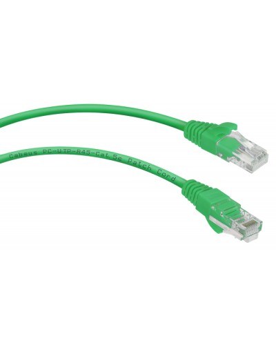 Патч-корд UTP, категория 5e, 0.15 м, неэкранированный, зеленый Cabeus PC-UTP-RJ45-Cat.5e-0.15m-GN в Иваново Патчкорды (медные) Pintop.ru