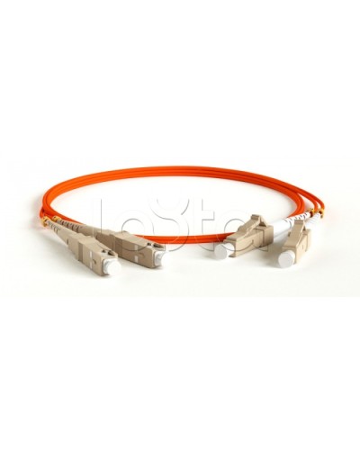 Патч-корд волоконно-оптический Hyperline FC-D2-62-LC/PR-SC/PR-H-3M-LSZH-OR в Иваново Патч-корды оптические Pintop.ru