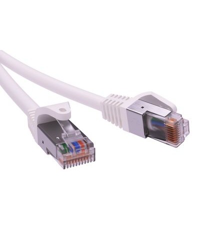 Патч-корд экранированный CAT5E F/UTP 4х2, LSZH, белый, 1.5м DKC RN5EFU4515WH в Иваново Патчкорды (медные) Pintop.ru