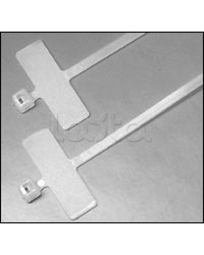 Хомут-стяжка нейлоновый, неоткрывающийся, с площадкой для маркировки 200x2.5 мм Hyperline GTK-200MC (100 шт/уп.) в Иваново Стяжки-хомуты Pintop.ru