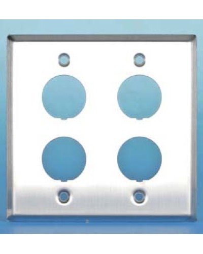 Панель лицевая для 4-х промышленных модулей Hyperline FP-IE-U-4-SL в Иваново Аксессуары для кабель-канала Pintop.ru