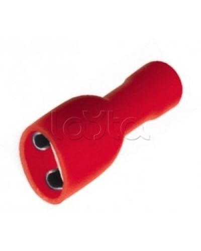 Клемма плоская полностью изолированная 0.5-1.5 мм² (КППИ гнездо - 5мм) (100шт/уп) REXANT 08-0611 в Иваново Клеммные колодки Pintop.ru