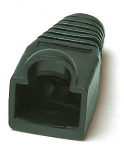 Изолирующий колпачок для разъемов RJ-45, черный (10 шт.) Hyperline BOOT-BK-10 в Иваново Коннекторы и разъемы Pintop.ru
