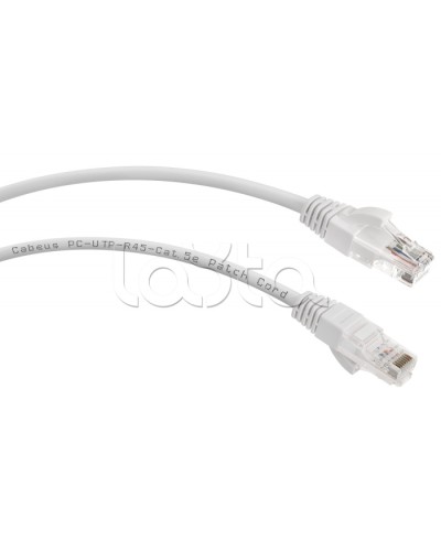 Патч-корд UTP, категория 5e, 0.15 м, неэкранированный, белый Cabeus PC-UTP-RJ45-Cat.5e-0.15m-WH в Иваново Патчкорды (медные) Pintop.ru