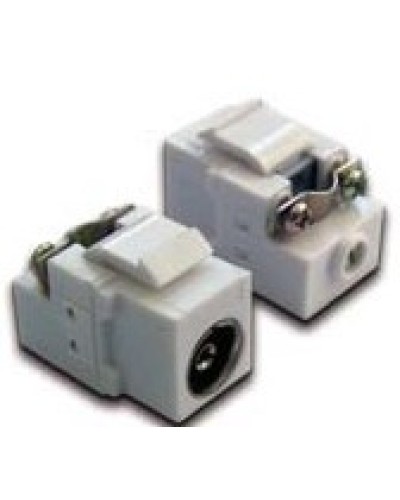 Вставка Keystone TV-розетка, винтовое соединение, белая LANMASTER LAN-OK-TV/S-WH в Иваново Коннекторы Pintop.ru