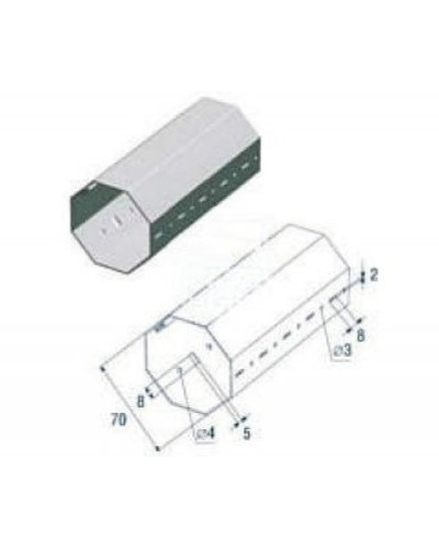 Выходной фланец G12000 Came 119RIG112 в Иваново Запчасти для шлагбаумов и автоматики Pintop.ru