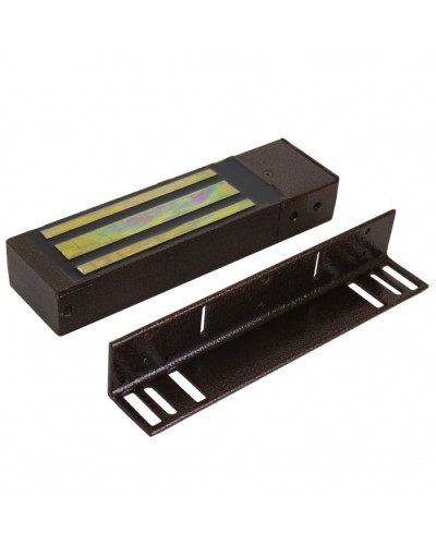 Электромагнитный влагозащищенный замок AccordTec ML-395KB-2 без электроники с датчиком Холла ,цвет Коричневый в Иваново Электромагнитные замки Pintop.ru