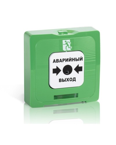 Элемент дистанционного управления Рубеж ИР 513-10 исп.1 Аварийный выход (зеленый) в Иваново Извещатели охранные Pintop.ru