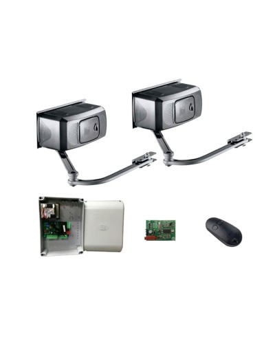 Комплект автоматики для двухстворчатых распашных ворот Came F1000 KIT на основе привода F1000 (блок управления ZF1N, радиоуправление) в Иваново Автоматизация ворот Pintop.ru