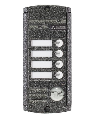 Видеопанель вызывная накладная цветная на 4 абонента с Proxy-считывателем Activision AVP-454 Proxy (PAL, антик) в Иваново Вызывные видеопанели малоабонентные Pintop.ru