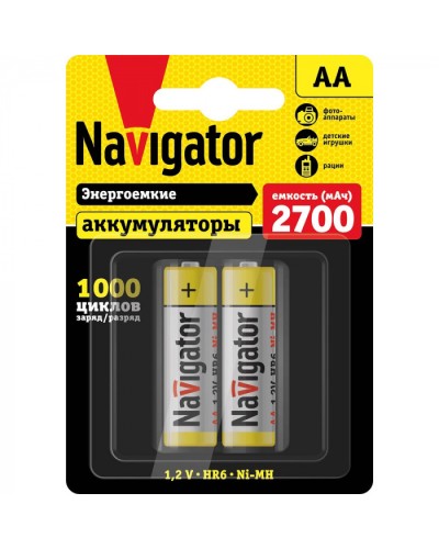 Аккумулятор Navigator 94 465 NHR-2700-HR6-BP2 в Иваново Электротехническое оборудование Pintop.ru
