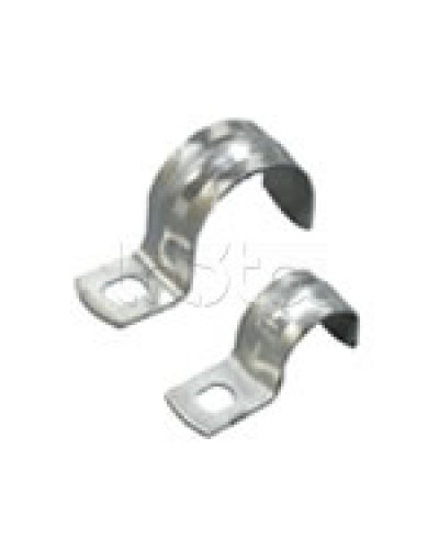 Скоба оцинкованная с одним отверстием для трубы D20мм, м.о. 6,5-5,0мм (1уп=100шт) Экопласт (43720P) в Иваново Держатели, клипсы, скобы Pintop.ru
