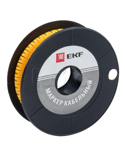 Маркер кабельный 1,5 мм2 8 (1000 шт.) (ЕС-0) EKF PROxima (plc-KM-1.5-8) в Иваново Аксессуары для кабель-канала Pintop.ru