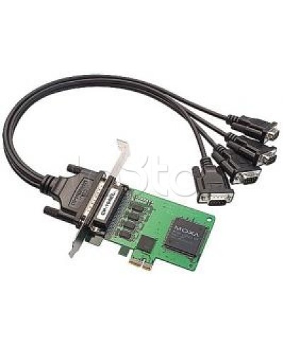 Плата 4-портовая RS-232 для шины PCI Express Moxa CP-104EL-A-DB9M в Иваново Сетевые карты Pintop.ru