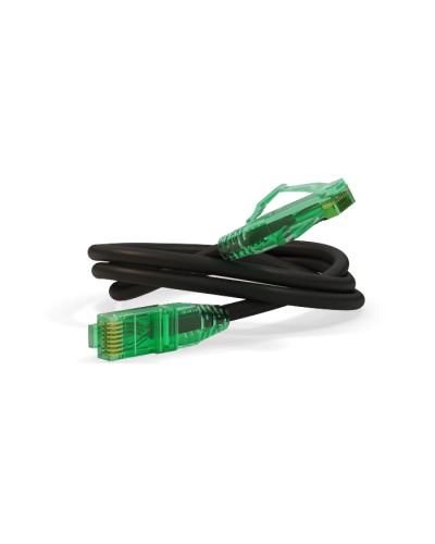 Патч-корд Hyperline PC-LPM-UTP-RJ45-RJ45-C6a-1M-LSZH-BK в Иваново Патчкорды (медные) Pintop.ru