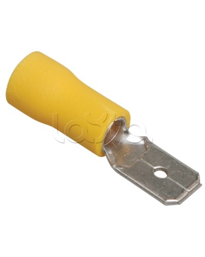 Клемма плоская изолированная 4-6 мм² (КПИ штекер - 6.3мм) (100шт/уп) REXANT 08-0351 в Иваново Клеммные колодки Pintop.ru