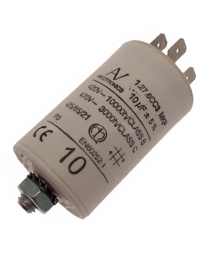 Конденсатор 10 мкФ со сдвоенными выводами и болтом Came 119RIR294 в Иваново Запчасти для шлагбаумов и автоматики Pintop.ru
