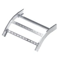 Угол лестничный вертикальный внешний 45 градусов 150х500, R600 DKC (ULOC655)