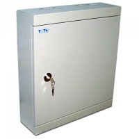 Настенный распределительный бокс, 40 плинтов, 400 пар, металл, с замком TWT (TWT-DB10-40P/KM)